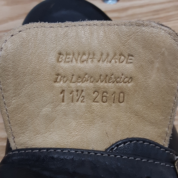 Bed Stu Men's 11½ Leather Monk Strap Oxford Shoes - Picture 12 of 12